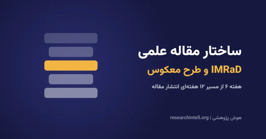 ساختار مقاله علمی (IMRaD) و طرح معکوس؛ اسکلت مقاله‌ای که داور دوست دارد