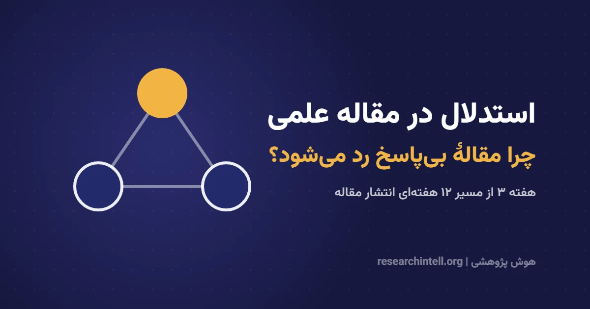 استدلال در مقاله علمی: چرا مقالهٔ بی‌پاسخ رد می‌شود؟